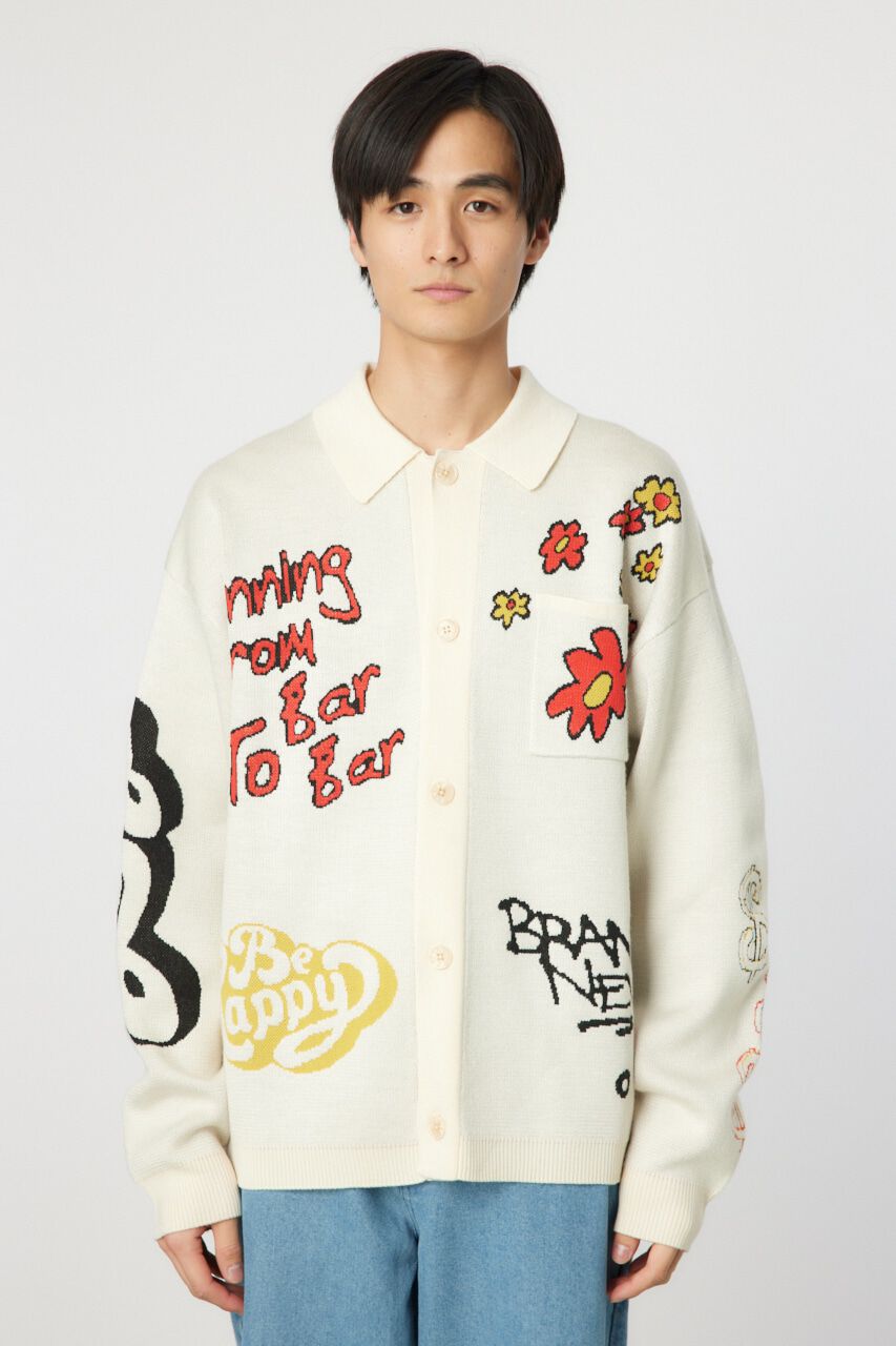 RODEO CROWNS「フリーパターンニットカーデ」|カーディガン|