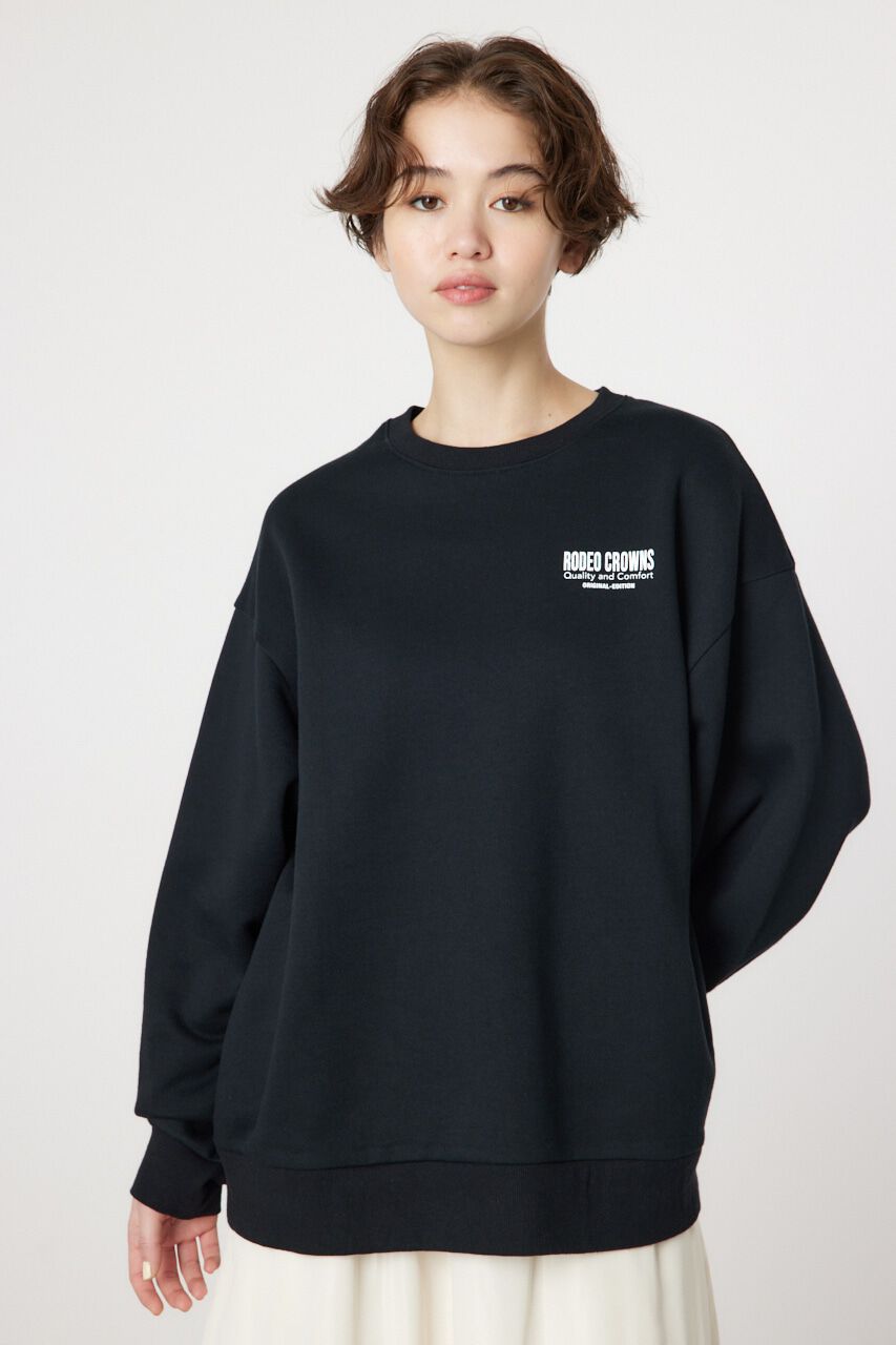 RODEO CROWNS「ORIGINAL EDITIONロゴスウェット」|パーカー|BLK