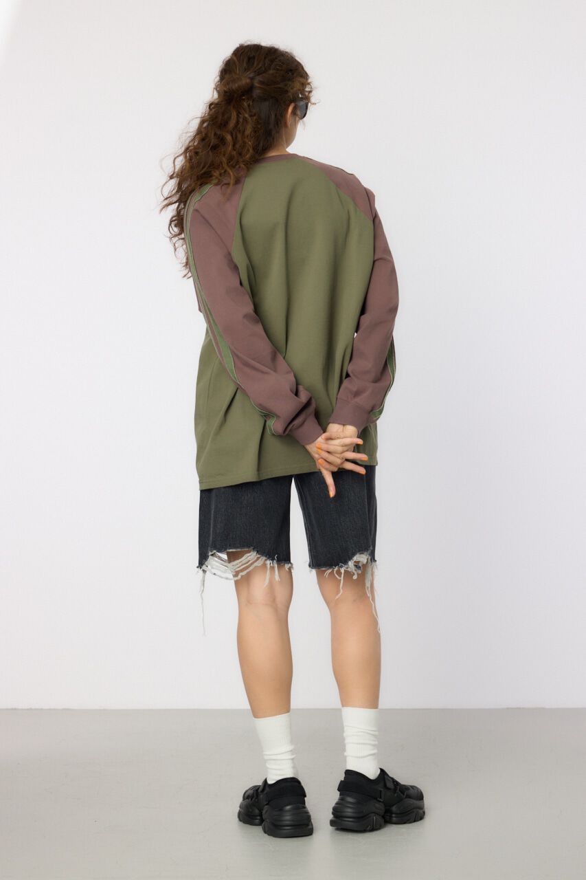 RODEO CROWNS「ラインHOUSTON ロングスリーブTシャツ」|Tシャツ・カットソー|