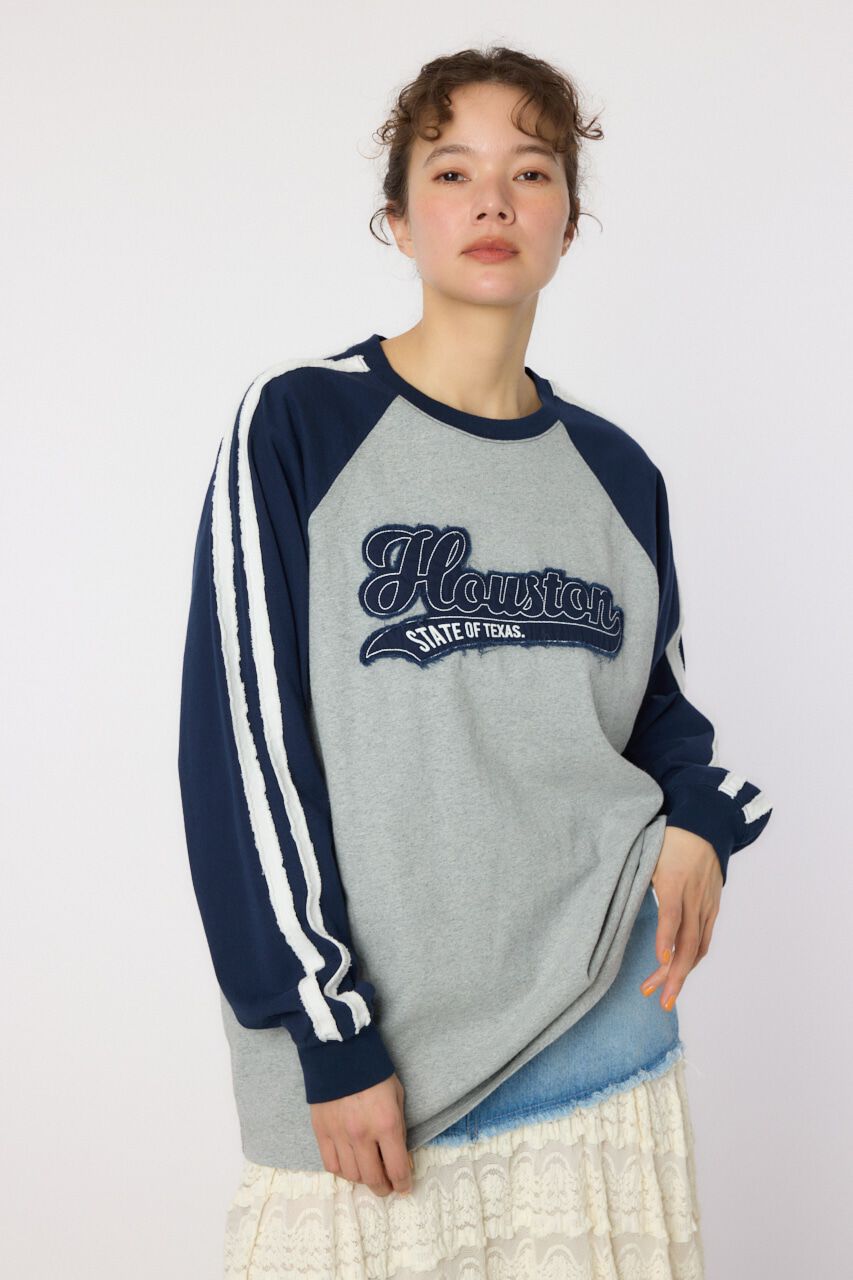 RODEO CROWNS「ラインHOUSTON ロングスリーブTシャツ」|Tシャツ・カットソー|