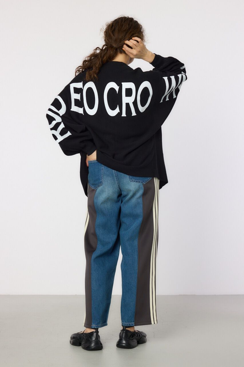 RODEO CROWNS「バックロゴドルマンニットカーディガン」|ニット・セーター|