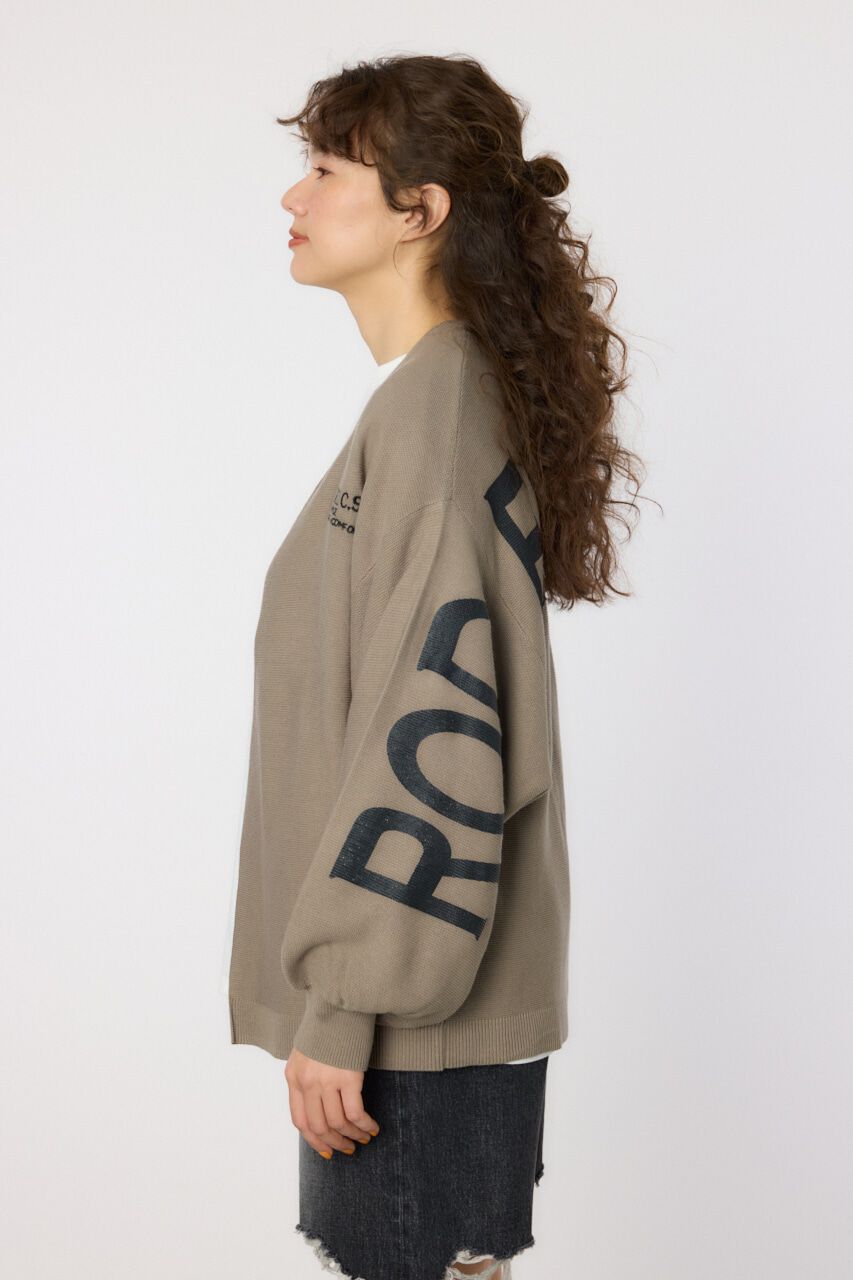 RODEO CROWNS「バックロゴドルマンニットカーディガン」|ニット・セーター|