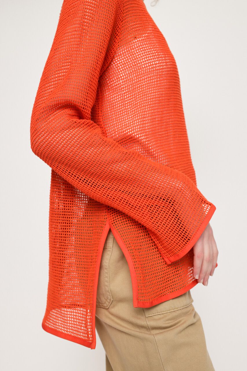 SLY「コットンメッシュロングスリーブトップス 長袖」|シャツ・ブラウス|