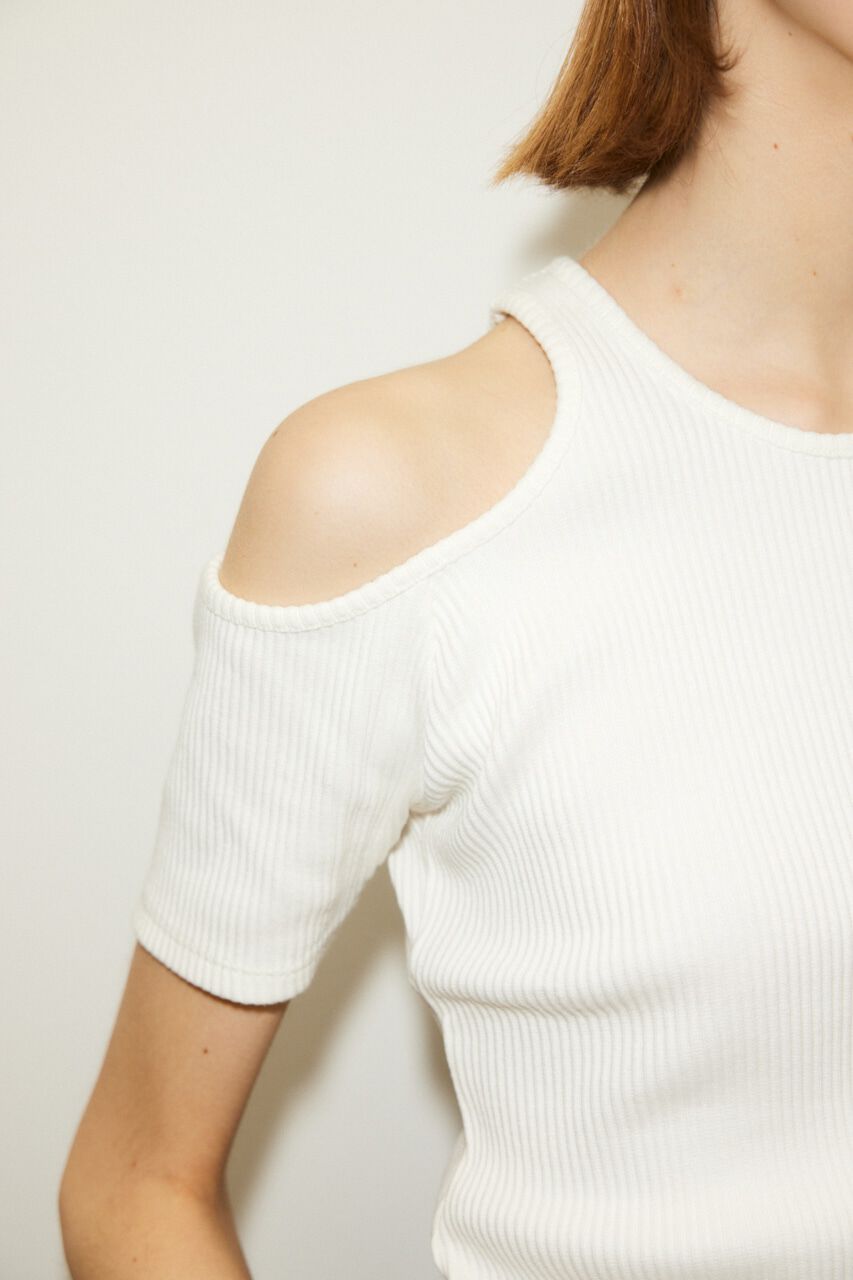 SLY「OPEN ARM RIB トップス」|Tシャツ・カットソー|