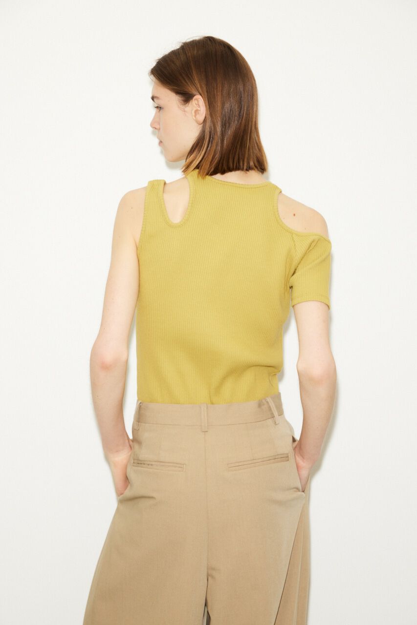SLY「OPEN ARM RIB トップス」|Tシャツ・カットソー|