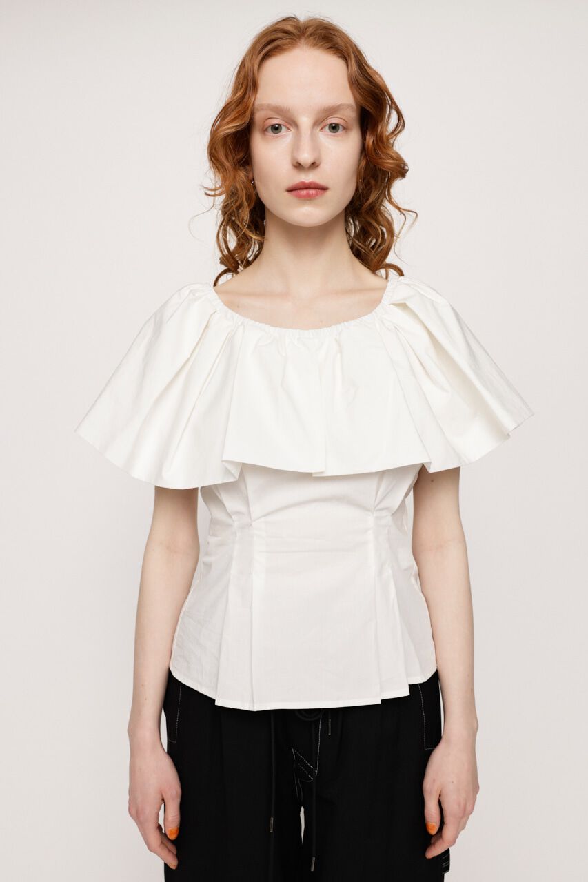 SLY「2WAY VOLUME FRILL ブラウス」|シャツ・ブラウス|