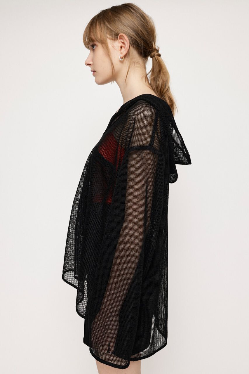 SLY「HOODED MESH ブラウス」|シャツ・ブラウス|