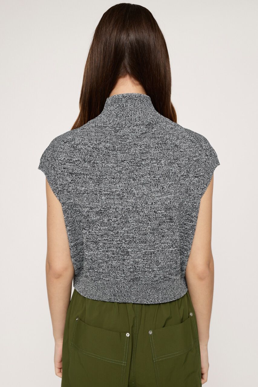 SLY「HALF ZIP KNIT トップス」|タンクトップ|