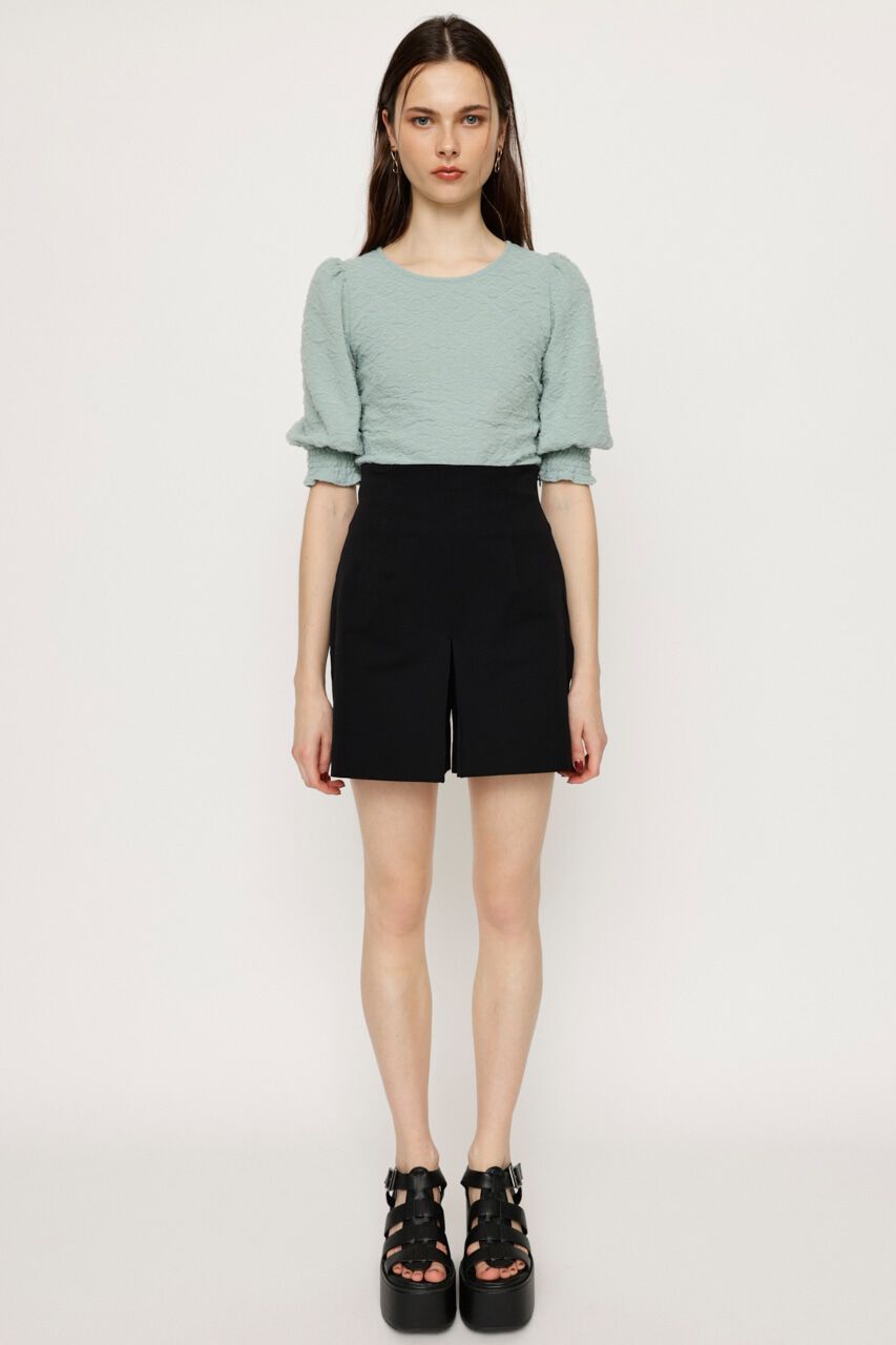 SLY「BOX PLEATS STRETCHY ショートパンツ」|その他|BLK