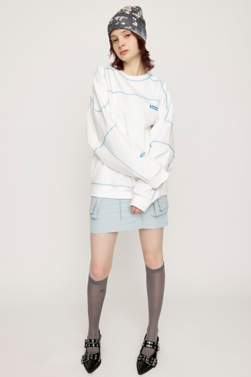 SLY「STITCHED LINE SW トップス」|Tシャツ・カットソー|