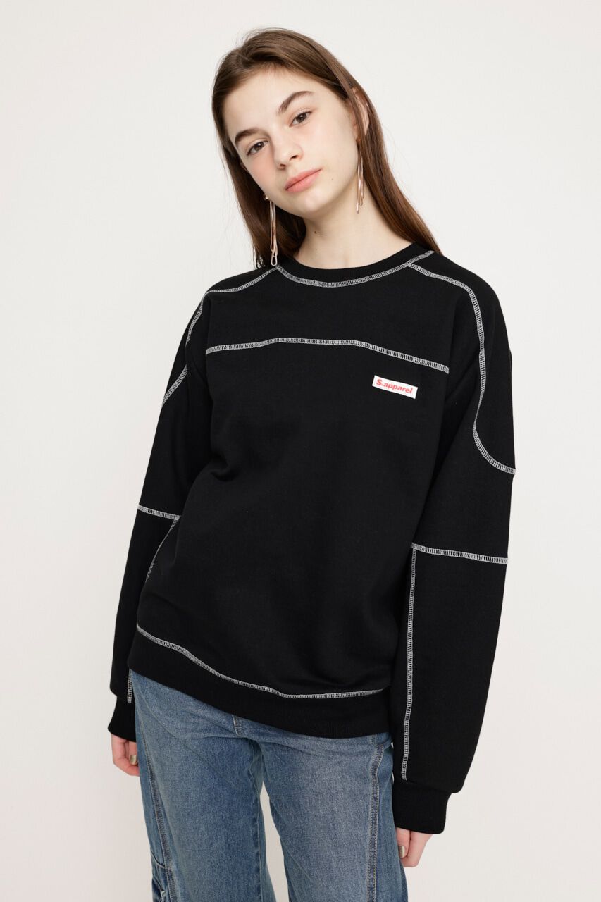 SLY「STITCHED LINE SW トップス」|Tシャツ・カットソー|