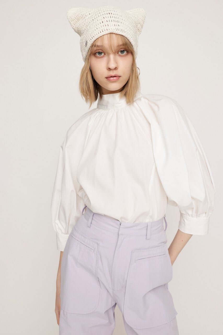 SLY「2WAY VOLUME SLEEVE STITCH ブラウス」|シャツ・ブラウス|