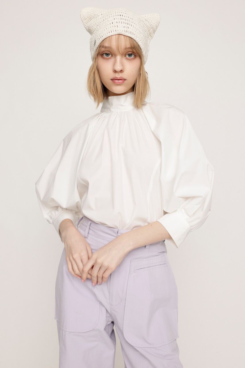 SLY「2WAY VOLUME SLEEVE STITCH ブラウス」|シャツ・ブラウス|