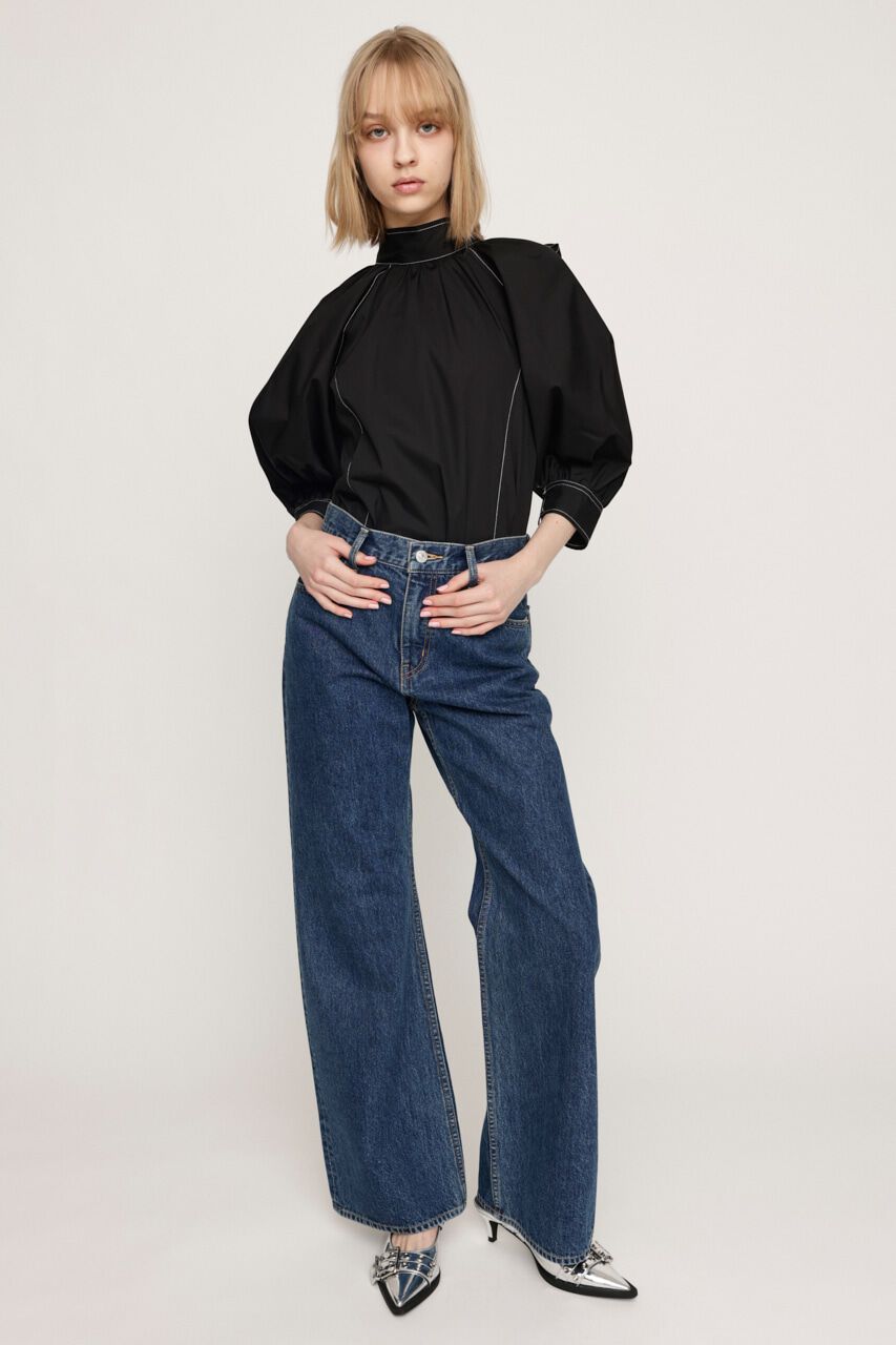 SLY「2WAY VOLUME SLEEVE STITCH ブラウス」|シャツ・ブラウス|