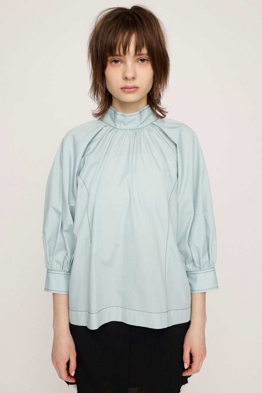 SLY「2WAY VOLUME SLEEVE STITCH ブラウス」|シャツ・ブラウス|