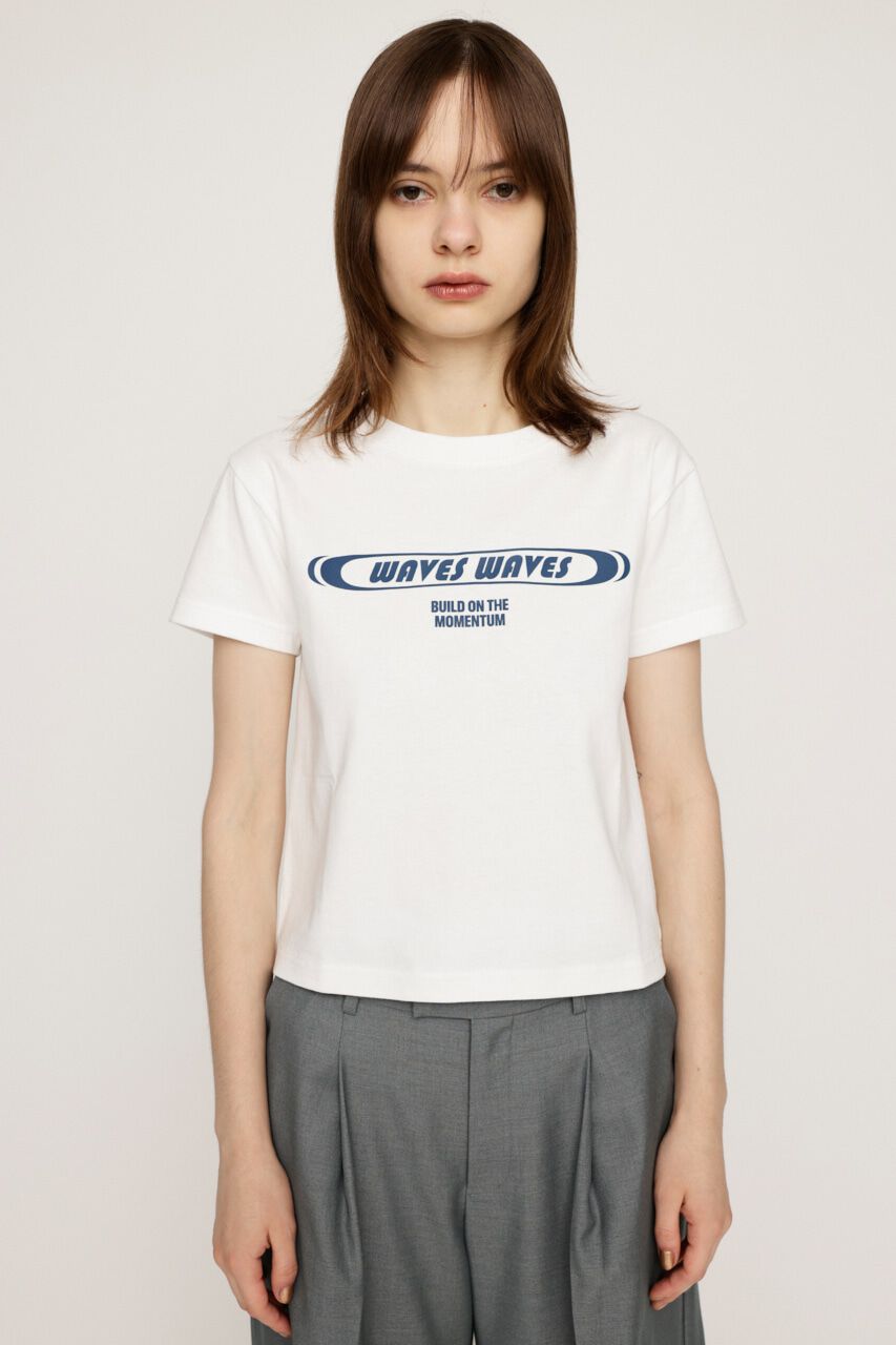 SLY「FRONT PRINT COMPACT Tシャツ」|Tシャツ・カットソー|