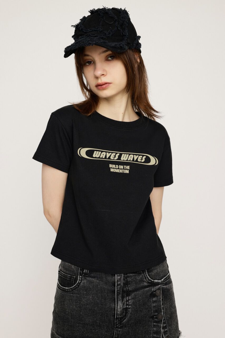 SLY「FRONT PRINT COMPACT Tシャツ」|Tシャツ・カットソー|