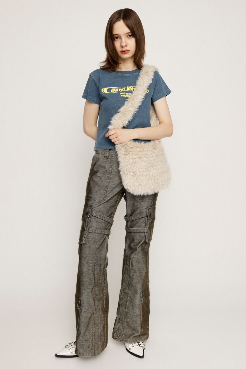 SLY「FRONT PRINT COMPACT Tシャツ」|Tシャツ・カットソー|