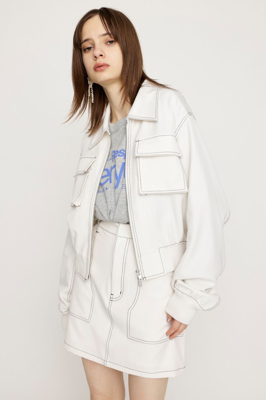 SLY「BI COLOR STITCH SET UP」|ワンピース|