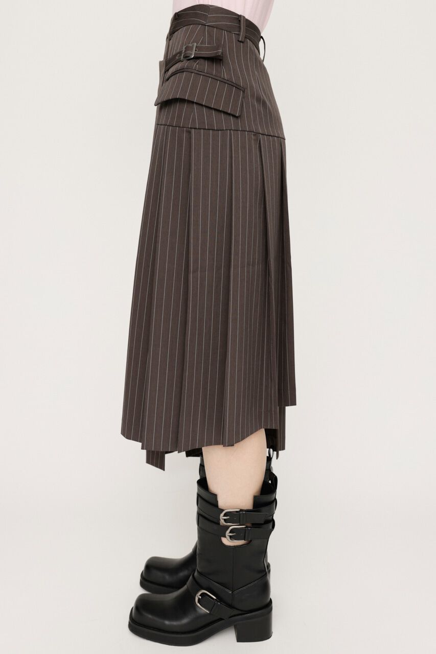 SLY「WRAP PLEATS ミディアムスカート」|スカート|