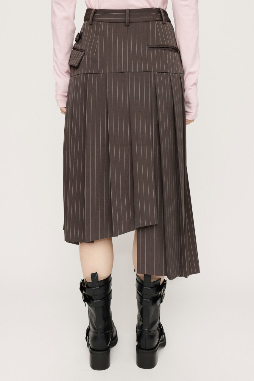 SLY「WRAP PLEATS ミディアムスカート」|スカート|