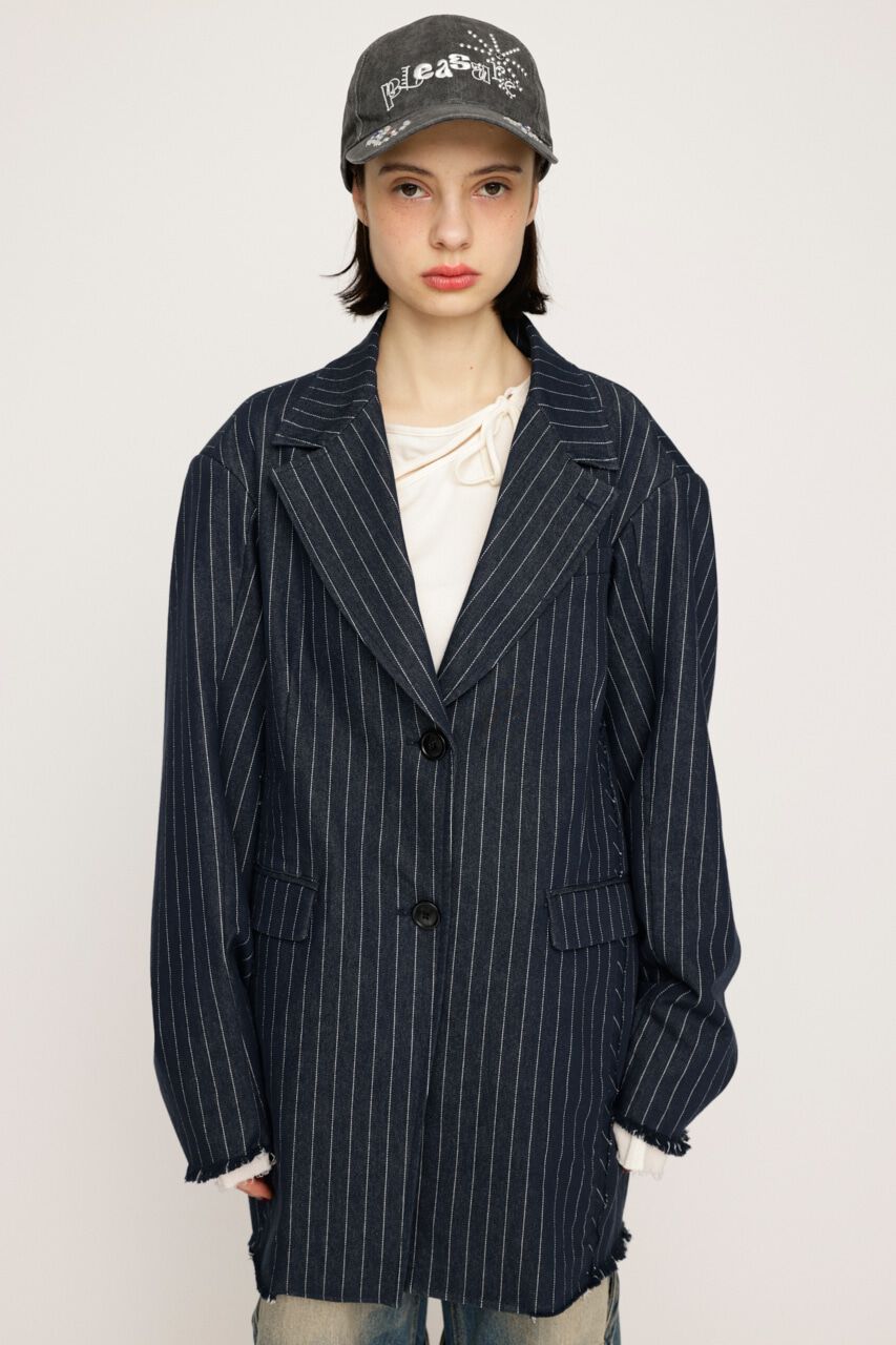 SLY「CUT OUT OVER DENIM ジャケット」|その他|