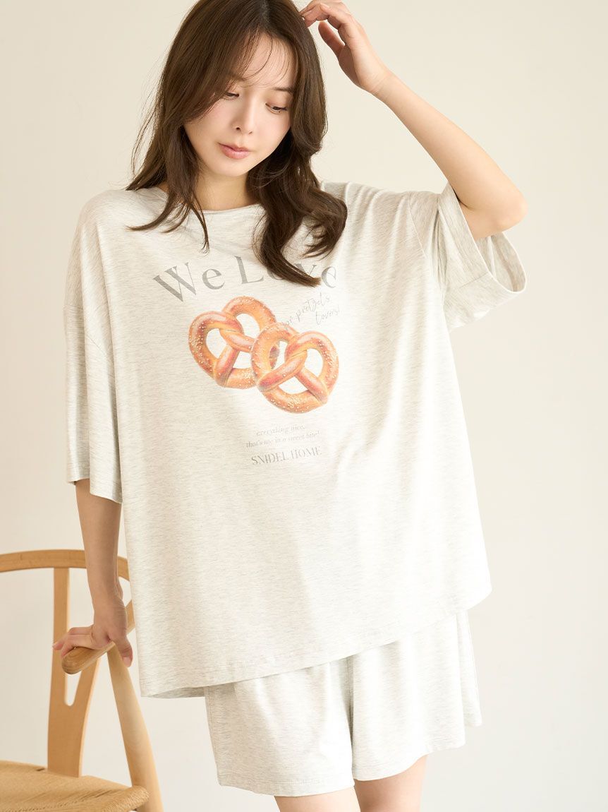SNIDEL HOME「【接触冷感】オーバーサイズカットセットアップ」|ルームウェア|