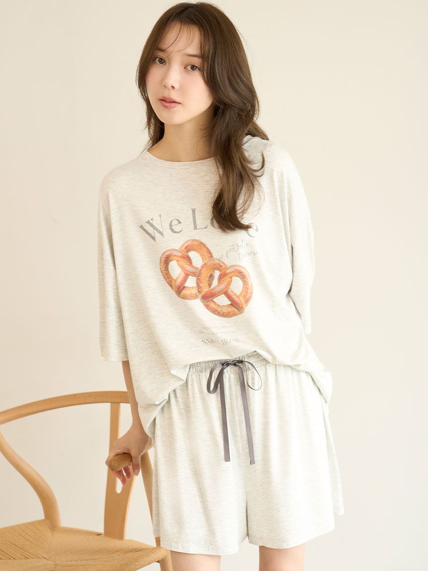 SNIDEL HOME「【接触冷感】オーバーサイズカットセットアップ」|ルームウェア|