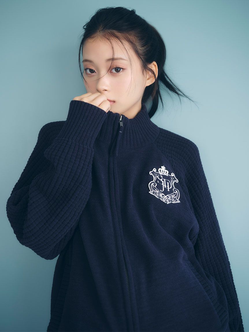 SNIDEL HOME「ジップアップニットカーディガン」|ルームウェア|