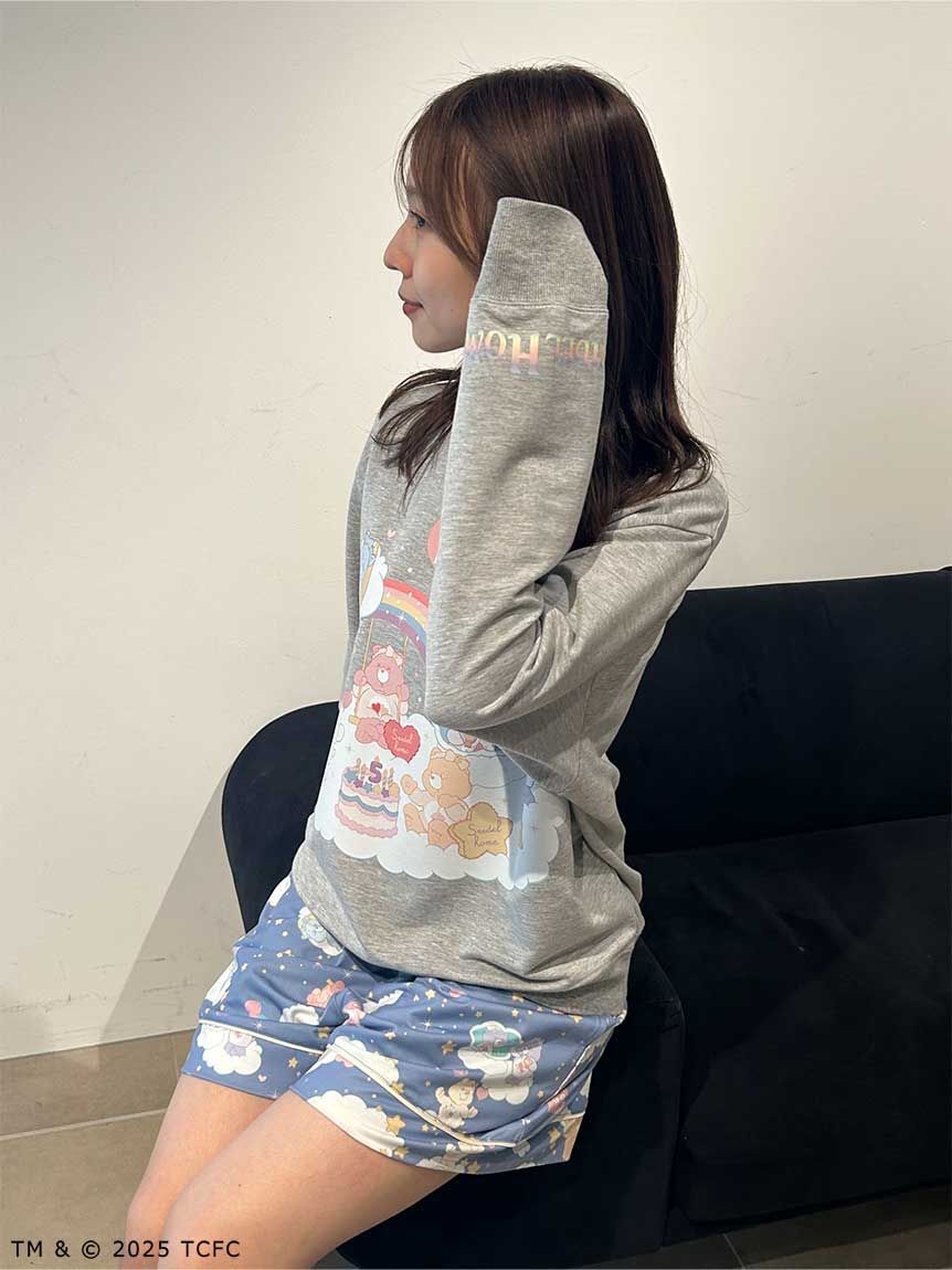 SNIDEL HOME「【Care Bears(TM)】総柄ショートパンツ」|ルームウェア|