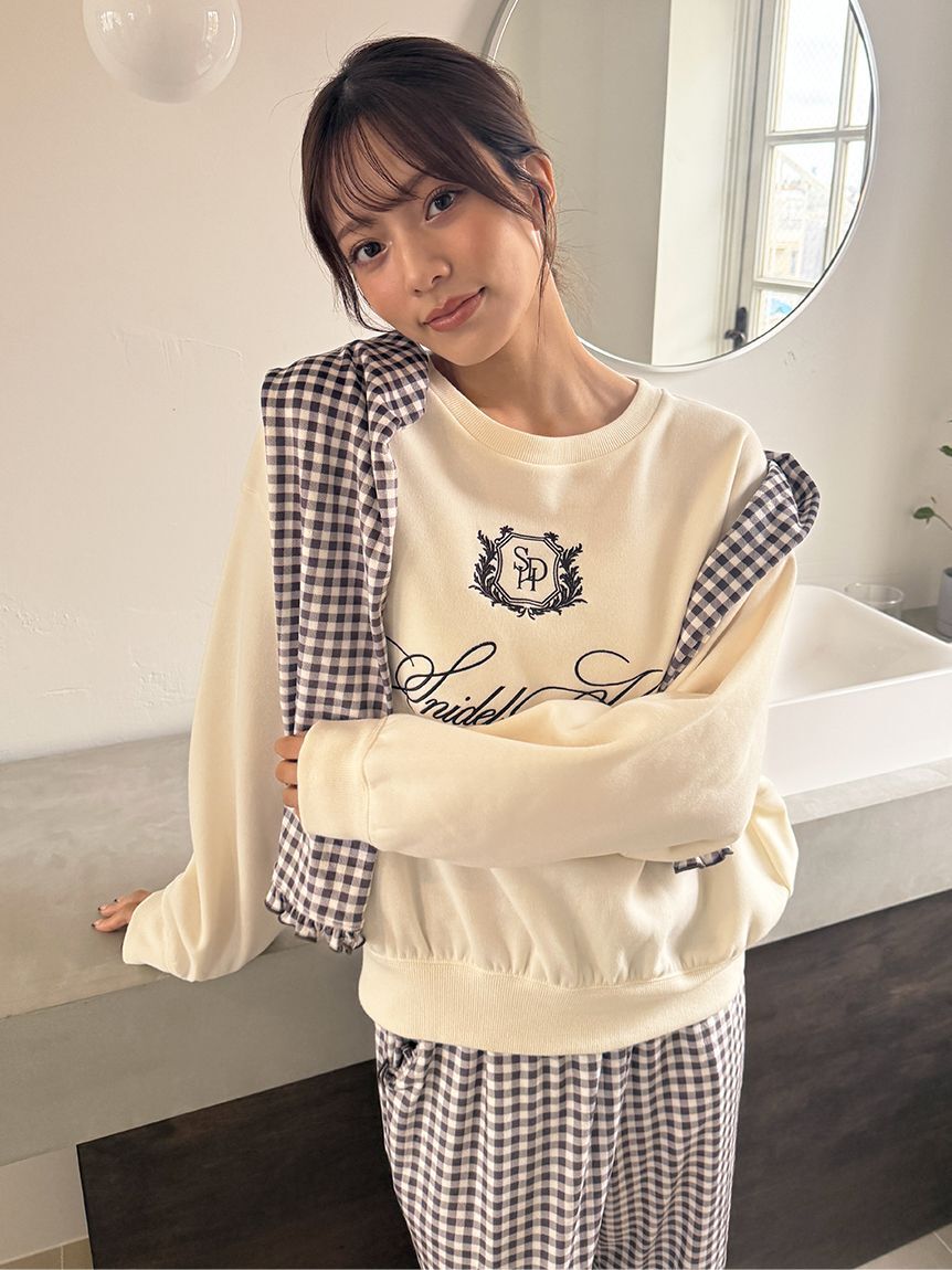 SNIDEL HOME「スウェットプルオーバー」|ルームウェア|