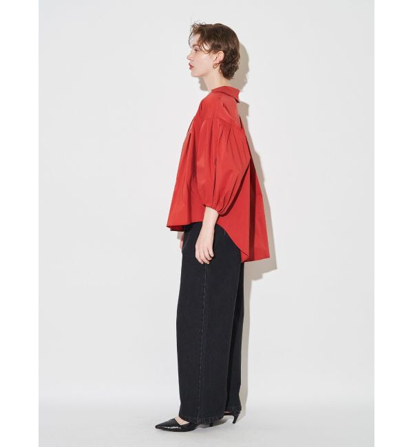 ELENDEEK「SKIPPER VOLUME SLEEVE BL」|シャツ・ブラウス|