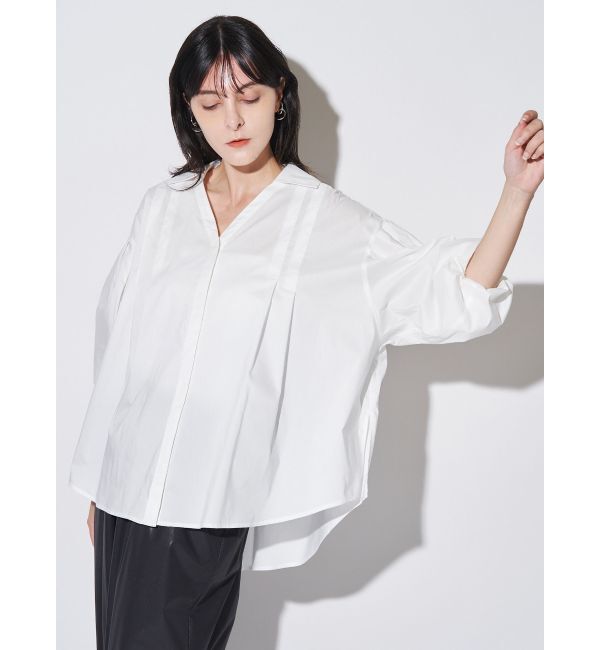 ELENDEEK「SKIPPER VOLUME SLEEVE BL」|シャツ・ブラウス|