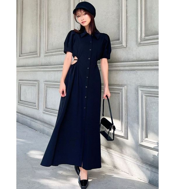 RESEXXY「ウエストオープンシャツワンピース」|ワンピース|