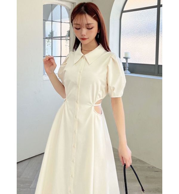 RESEXXY「ウエストオープンシャツワンピース」|ワンピース|