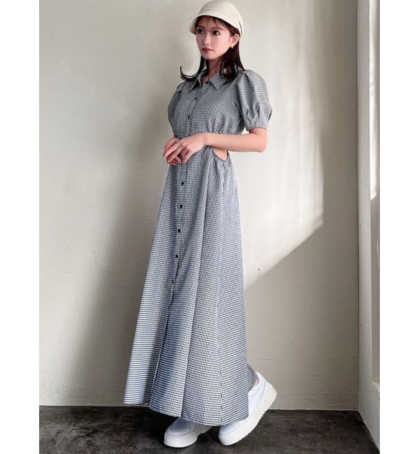 RESEXXY「ウエストオープンシャツワンピース」|ワンピース|