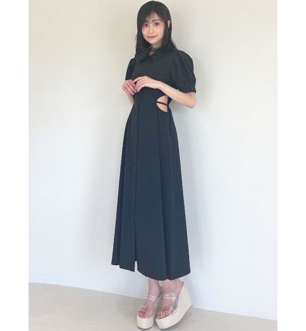 RESEXXY「ウエストオープンシャツワンピース」|ワンピース|