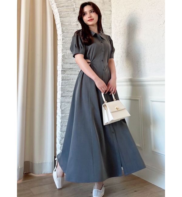 RESEXXY「ウエストオープンシャツワンピース」|ワンピース|