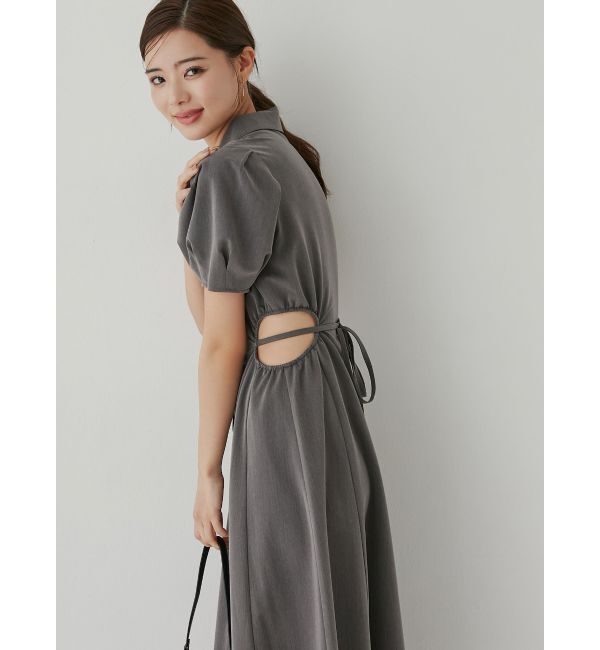 RESEXXY「ウエストオープンシャツワンピース」|ワンピース|