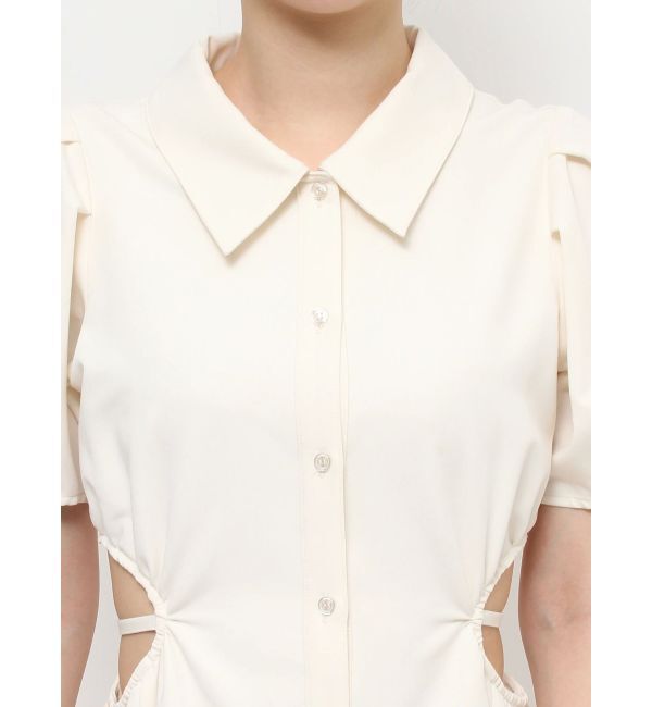 RESEXXY「ウエストオープンシャツワンピース」|ワンピース|