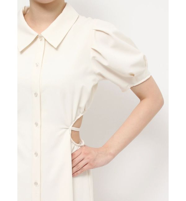 RESEXXY「ウエストオープンシャツワンピース」|ワンピース|