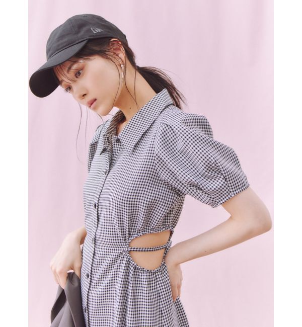 RESEXXY「ウエストオープンシャツワンピース」|ワンピース|