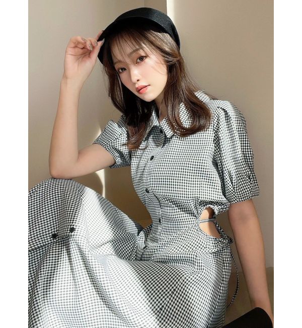 RESEXXY「ウエストオープンシャツワンピース」|ワンピース|