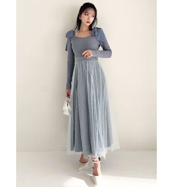 RESEXXY「シャイニーフレアワンピース」|ワンピース|