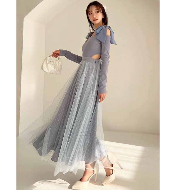 RESEXXY「シャイニーフレアワンピース」|ワンピース|