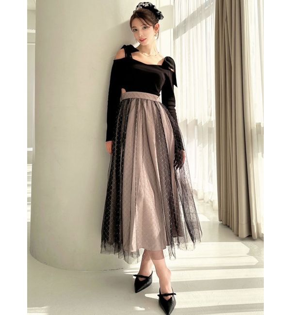 RESEXXY「シャイニーフレアワンピース」|ワンピース|