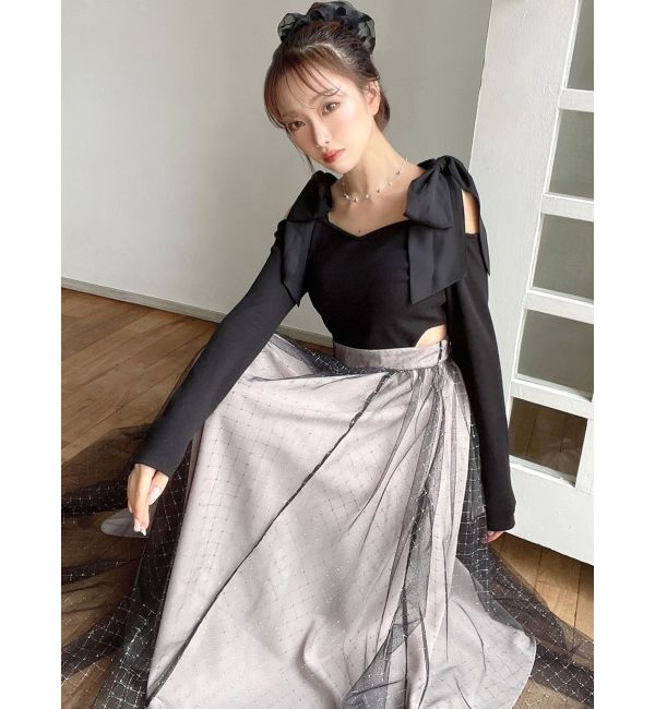 RESEXXY「シャイニーフレアワンピース」|ワンピース|