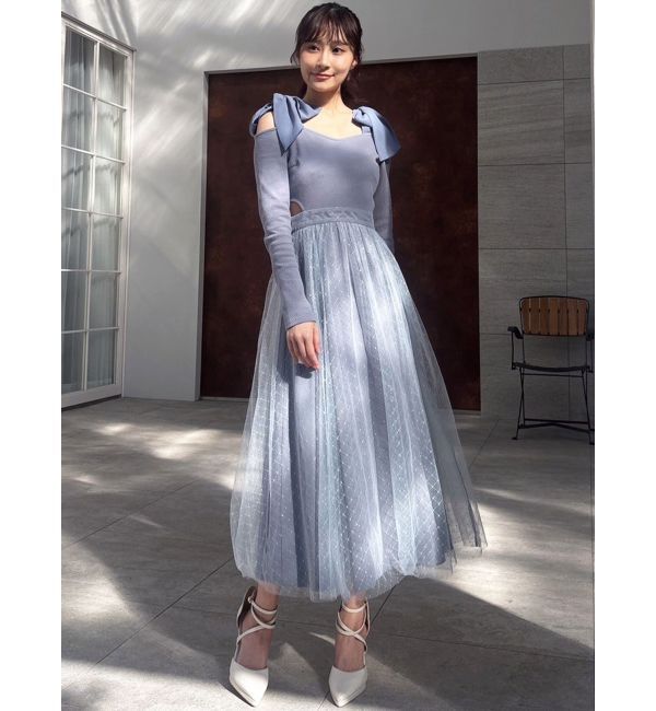 RESEXXY「シャイニーフレアワンピース」|ワンピース|