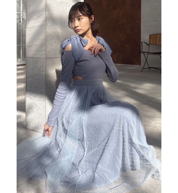 RESEXXY「シャイニーフレアワンピース」|ワンピース|