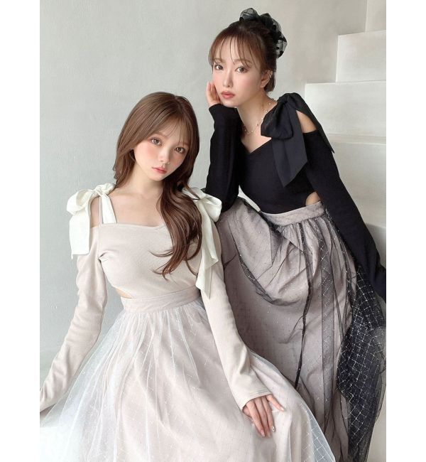 RESEXXY「シャイニーフレアワンピース」|ワンピース|